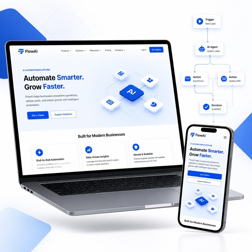 Custom Webpages with AI Automation Tools